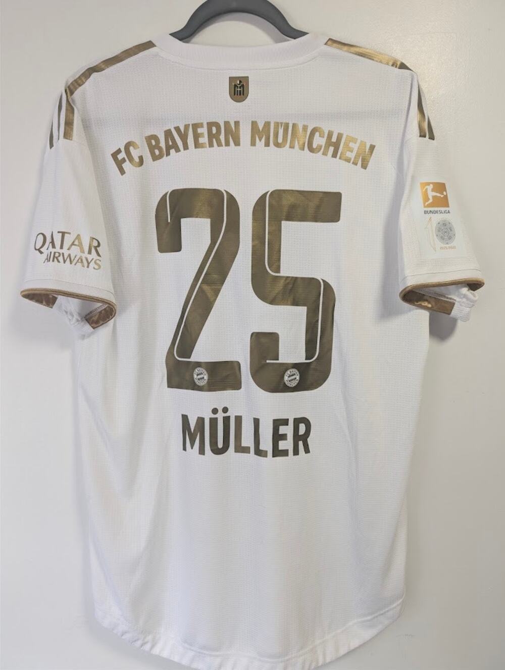 Bayern Munich 2022-23 Thomas Muller Jersey Men's Large HT.RDY Player Version